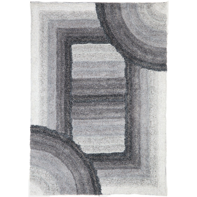 DS Living Trellis Charcoal Ultra Plush Rug 160 x 230cm - image 1