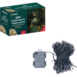 The Christmas Workshop 200 LED String Light Warm White - thumbnail 2