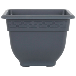 Wham Bell Pot Slate Recycled Plastic Square Planter 37cm 4 Pack - thumbnail 3