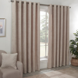 Divante Alden Thermal Natural Curtains 183 x 168cm