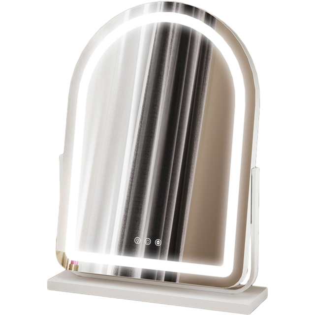 Portland Vanity Rotating LED Makeup Mirror with Touch Screen - image 1