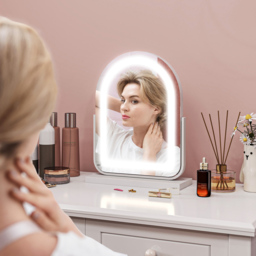 Portland Vanity Rotating LED Makeup Mirror with Touch Screen - thumbnail 2
