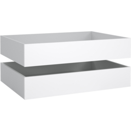 Florence White High Gloss Underbed Drawer Set of 2