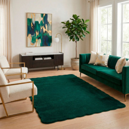 Daphne Scallop Rug Emerald 160cm - thumbnail 2