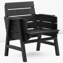 AMATA Usma Grey Lounge Chair - thumbnail 2
