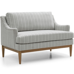 Brody 2 Seater Natural Stripe Chenille Sofa - thumbnail 3