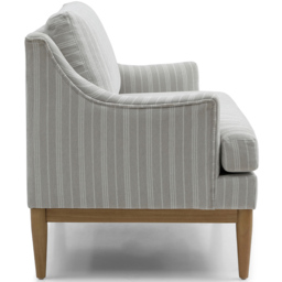 Brody 2 Seater Natural Stripe Chenille Sofa - thumbnail 4