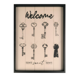 Black Keys Wall Plaque 37 x 28cm