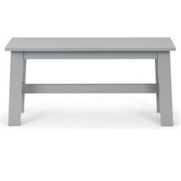 Julian Bowen Kobe 2 Seater Grey Lacquer Dining Bench - thumbnail 3