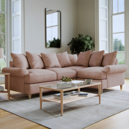 Clara Faro 14 Pink 3 Seater Left Hand Corner Agmamito Sofa