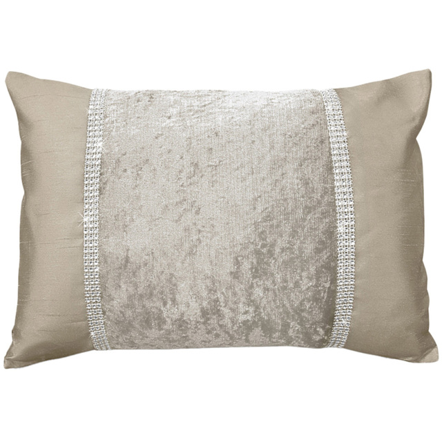 Intimates Topaz Natural Crushed Velvet Boudoir 30 x 40cm