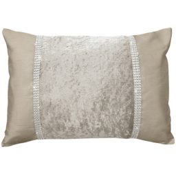 Intimates Topaz Natural Crushed Velvet Boudoir 30 x 40cm