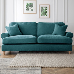 The Victoria 3 Seater Emerald Sofa