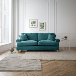 The Victoria 3 Seater Emerald Sofa - thumbnail 4