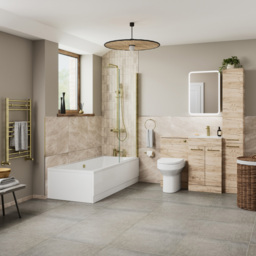 Bathstore Milford 2 Door Oak Floor Standing Basin Unit 510mm - thumbnail 2