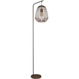 EGLO Espinal Bronze Steel Caged Style Floor Lamp