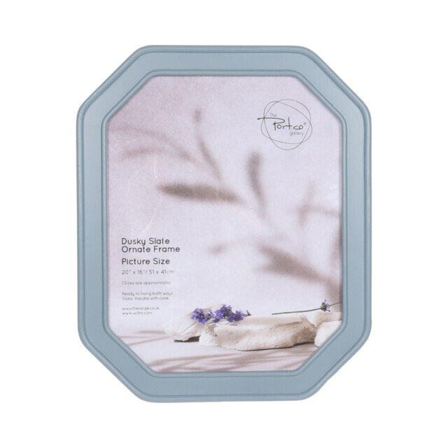 Ornate Photo Frame Dusky Slate 20 x 16in - image 1