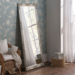 Yearn Silver Carved Full Length Mirror 163 x 74cm - thumbnail 2