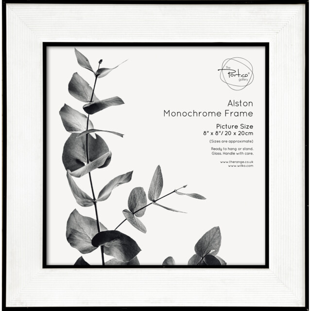 The Port. Co Gallery Alston Monochrome Photo Frame 8 x 8 inch - image 1