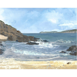 Laura Ashley Rocky Cove Wooden Frame Wall Art 70 x 100cm - thumbnail 4