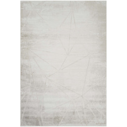 Desire Rugs Novu Mirage Beige Modern Abstract Geometric Metallic Rug 200 x 290cm - thumbnail 1