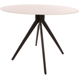 Core Products Aspen 4 Seater Round Dining Set White and Blue - thumbnail 3