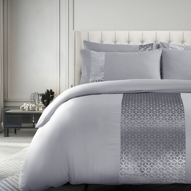 Velosso Sephora Single Silver Duvet Set