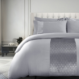 Velosso Sephora Single Silver Duvet Set