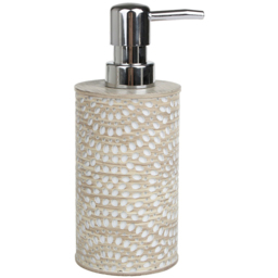 Bathstore Natural Boho Soap Dispenser Natural
