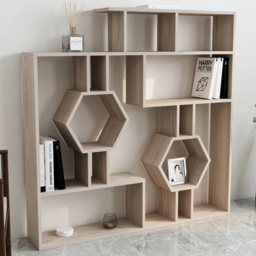Decorotika Tamara Geometric Honeycomb Cordoba Bookshelf