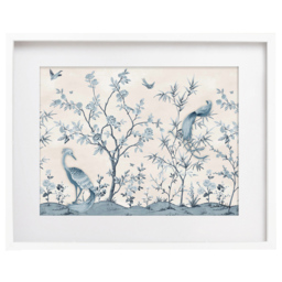 Laura Ashley Tregaron Garden White Frame Wall Art 70 x 100cm - thumbnail 1