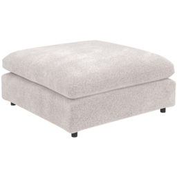 SOLACE+CO Asher Beige Boucle Footstool - thumbnail 2