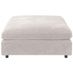 SOLACE+CO Asher Beige Boucle Footstool - thumbnail 3