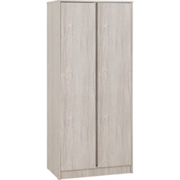 Seconique Malvern 2 Door Urban Snow Wardrobe - thumbnail 2
