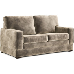 Jay-Be Urban 2 Seater Luxe Velvet Mink Sofa Bed with e-Pocket Mattress - thumbnail 2
