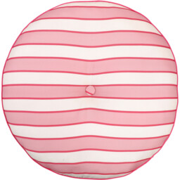 Striped Outdoor Floor Cushion Pink - thumbnail 1