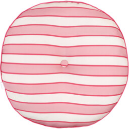 Striped Outdoor Floor Cushion Pink - thumbnail 2