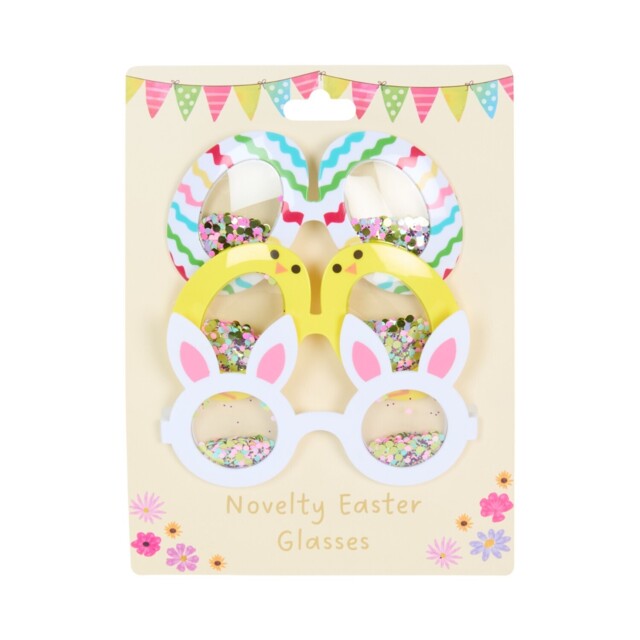 Set of 3 Novelty Easter Glasses - image 1