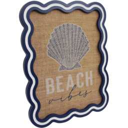 Wooden Hessian Beach Sign - thumbnail 4