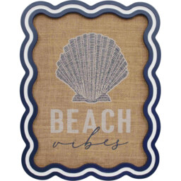 Wooden Hessian Beach Sign - thumbnail 2