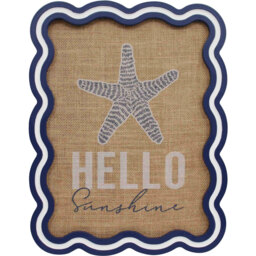 Wooden Hessian Beach Sign - thumbnail 3