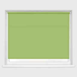 Caecus Straight Edge Roller Blind Lime Green 150cm