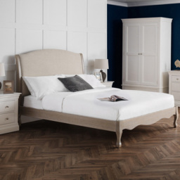Julian Bowen Camille Double Limed Oak Bed