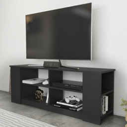 Decorotika Space Anthracite 8 Shelf TV Unit