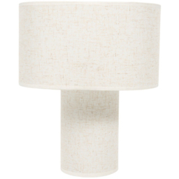Linen Table Lamp Beige - thumbnail 3
