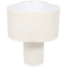 Linen Table Lamp Beige - thumbnail 4
