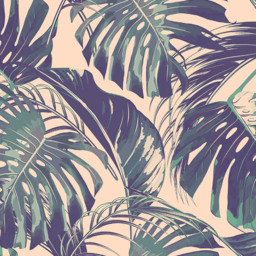 Origin Murals Palm Leaves Multicolour Wall Mural - thumbnail 2