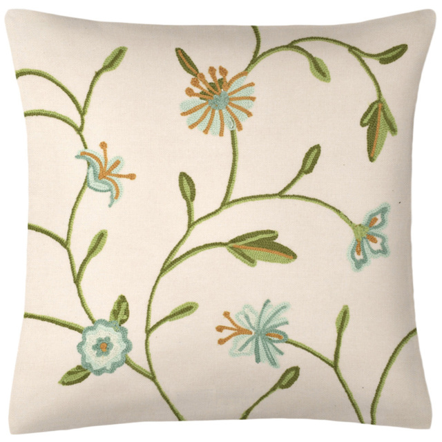 Velosso Anthea Duck Egg Large Filled Cushion 56 x 56cm 2 Pack - image 1