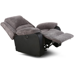 Furniture Online Postana Jumbo Cord Grey Electric Recliner Chair - thumbnail 4