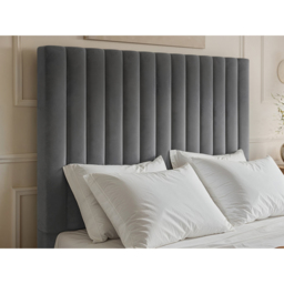 Flair Everley Grey Fabric King Size Ottoman Bed - thumbnail 4
